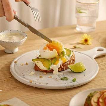 Freshly prepared SEE YOU breakfast